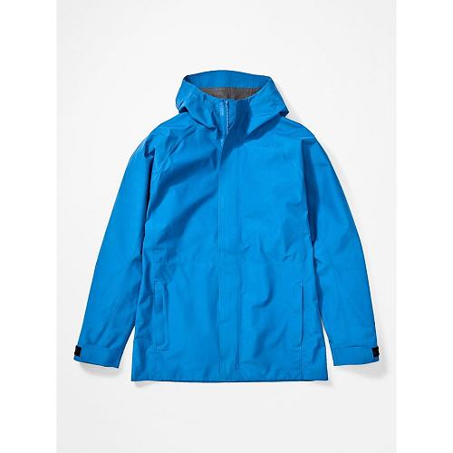 Marmot Rain Jacket Blue NZ - Prescott Jackets Mens NZ9213865